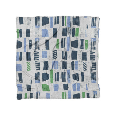 Milo Blue & Green in Full/Queen (88" x 88") Size