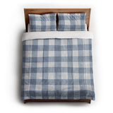Buffalo Plaid Steel Blue in Full/Queen (88" x 88") Size
