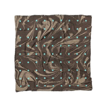 Acid Burn Brown & Carolina Blue in Full/Queen (88" x 88") Size