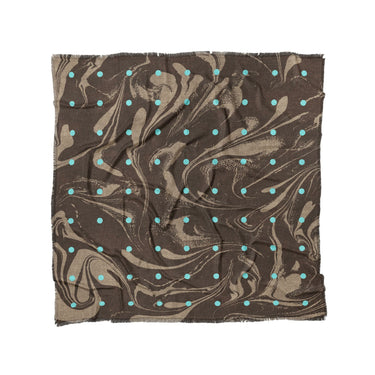 Acid Burn Brown & Carolina Blue in Full/Queen (88" x 88") Size