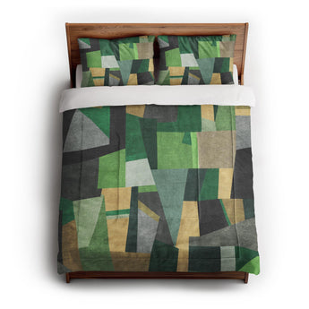 Baxter Green & Yellow in Full/Queen (88" x 88") Size