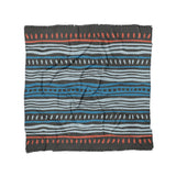 Delsin Blue & Black in Full/Queen (88" x 88") Size