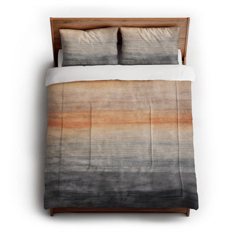 Ruidoso Navy & Burnt Orange in Full/Queen (88" x 88") Size