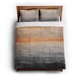 Ruidoso Navy & Burnt Orange in Full/Queen (88" x 88") Size