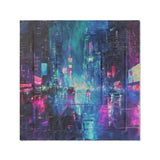 Dystopia Cityscape in Full/Queen (88" x 88") Size