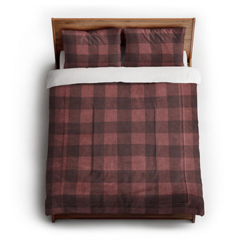 Buffalo Plaid Deep Red in Full/Queen (88" x 88") Size