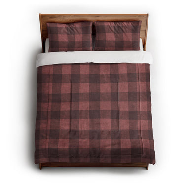 Buffalo Plaid Deep Red in Full/Queen (88" x 88") Size