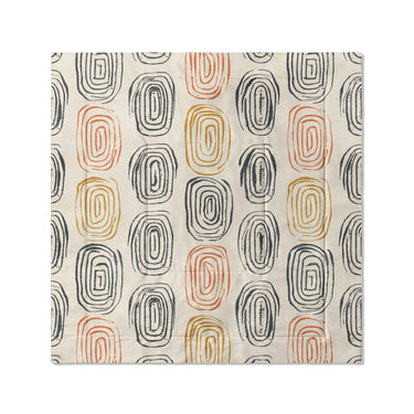Horatio Ivory & Orange in Full/Queen (88" x 88") Size