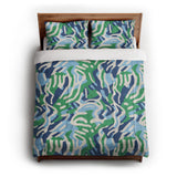 Leonardo Blue Green in Full/Queen (88" x 88") Size
