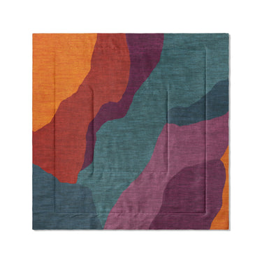 Soraya Multicolor Midtone in Full/Queen (88" x 88") Size