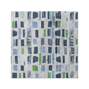 Milo Blue & Green in Full/Queen (88" x 88") Size