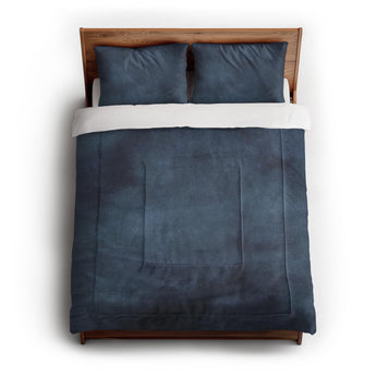 Andromeda Watercolor Navy Comforter