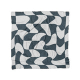 Twyla Checkered Navy in Full/Queen (88" x 88") Size