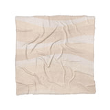 Sinuous Ivory Monochrome in Full/Queen (88" x 88") Size