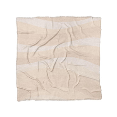 Sinuous Ivory Monochrome in Full/Queen (88" x 88") Size