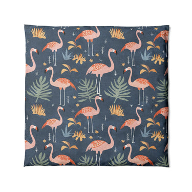 Flamingo Paradise in Full/Queen (88" x 88") Size