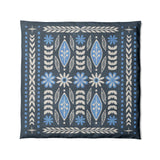 Topanga Navy & Columbia in Full/Queen (88" x 88") Size