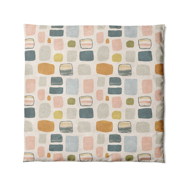 Calliope Ivory Multicolor in Full/Queen (88" x 88") Size