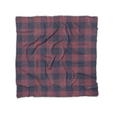 Buffalo Plaid Maroon & Navy in Full/Queen (88" x 88") Size