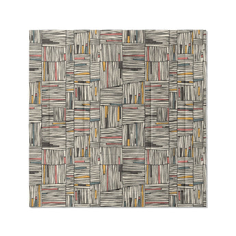 Atticus Multicolor Crosshatch in Full/Queen (88" x 88") Size