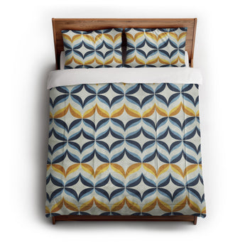 Jasper Blue & Gold in Full/Queen (88" x 88") Size