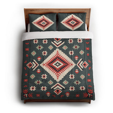 Solano Sage & Terracotta in Full/Queen (88" x 88") Size