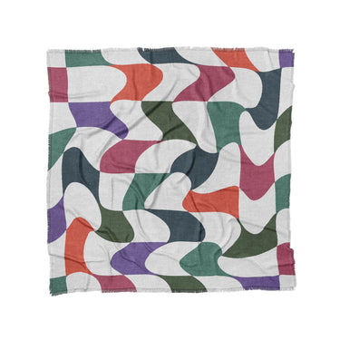 Twyla Checkered Multicolor in Full/Queen (88" x 88") Size