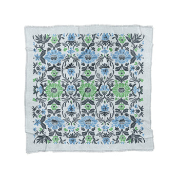 Corriana Blue & Green in Full/Queen (88" x 88") Size
