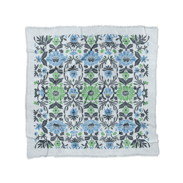 Corriana Blue & Green in Full/Queen (88" x 88") Size