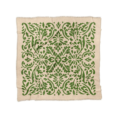 Floranna Ivory & Green in Full/Queen (88" x 88") Size