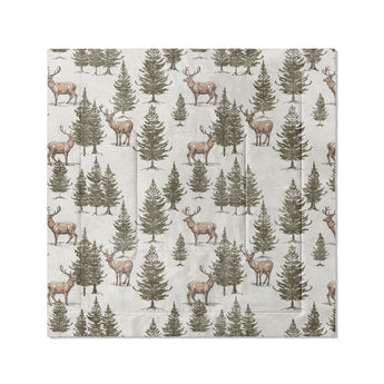 Forest Deer in Full/Queen (88" x 88") Size