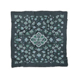 Fenwick Navy & Green in Full/Queen (88" x 88") Size