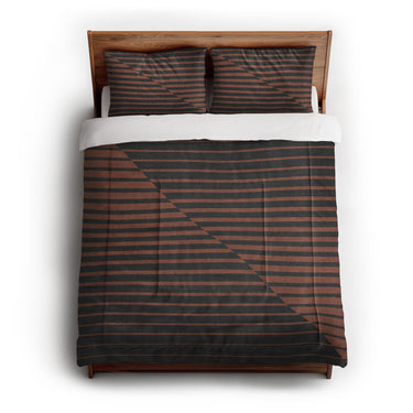 Euclid Black & Rust in Full/Queen (88" x 88") Size
