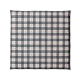 Wallace Plaid Navy & Red in Full/Queen (88" x 88") Size