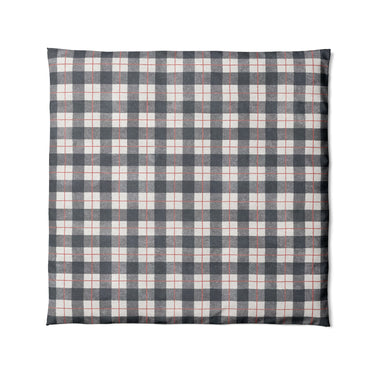 Wallace Plaid Navy & Red in Full/Queen (88" x 88") Size