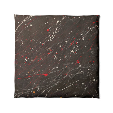 Edgar Red & Vintage Black in Full/Queen (88" x 88") Size
