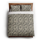 Torrance Black & Ivory in Full/Queen (88" x 88") Size