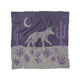 Desert Coyote Eggplant & Dusty Purple in Full/Queen (88" x 88") Size