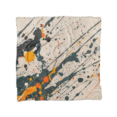 Jason Dark Teal & Orange in Full/Queen (88" x 88") Size