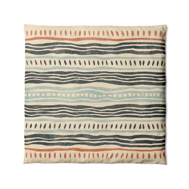 Delsin Blue & Orange in Full/Queen (88" x 88") Size