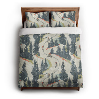 Downhill Descent in Full/Queen (88" x 88") Size