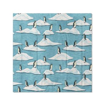 Arctic Penguins in Full/Queen (88" x 88") Size