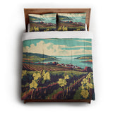 Finger Lakes Vineyard in Full/Queen (88" x 88") Size