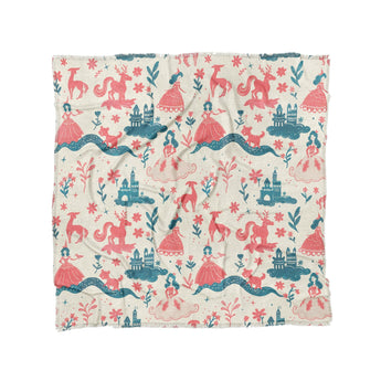 Pink Princess Fairytale in Full/Queen (88" x 88") Size