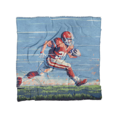 8 Bit Running Back in Full/Queen (88" x 88") Size