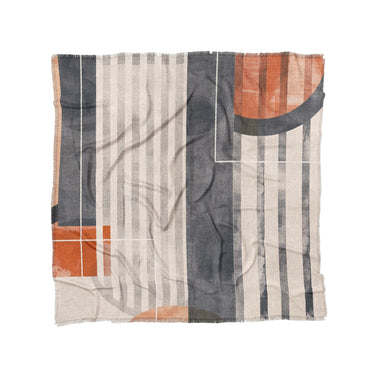 Gordian Navy & Orange in Full/Queen (88" x 88") Size