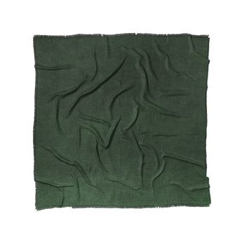 Keanu Watercolor Dark Green Ombre in Full/Queen (88" x 88") Size