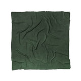 Keanu Watercolor Dark Green Ombre in Full/Queen (88" x 88") Size