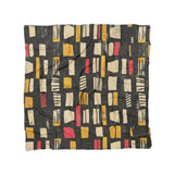 Milo Black, Red, & Yellow in Full/Queen (88" x 88") Size