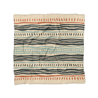 Delsin Blue & Orange in Full/Queen (88" x 88") Size